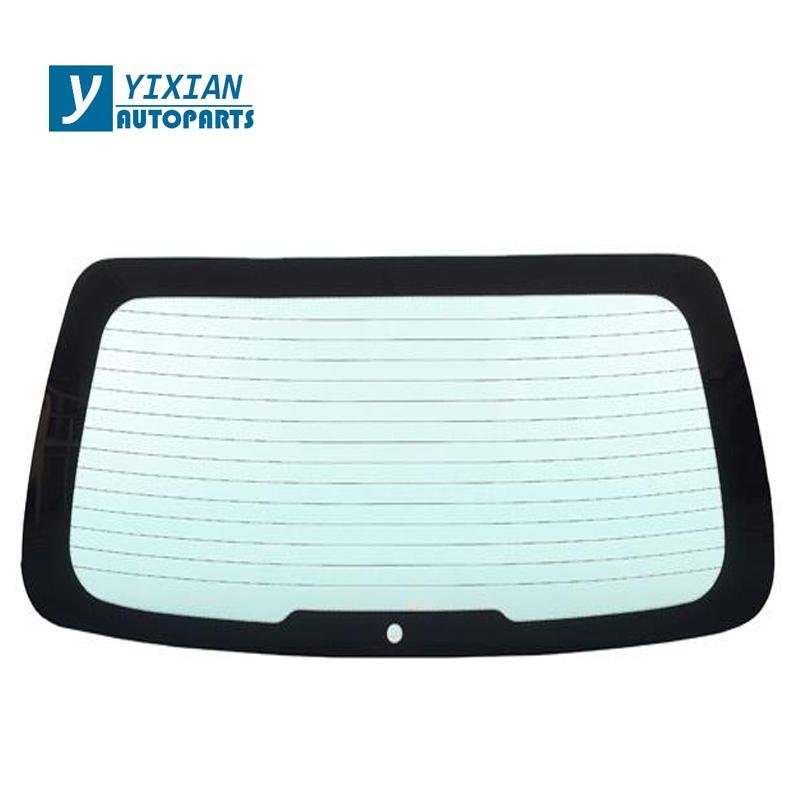 AUTO REAR WINDSHIELD TEMPERED GLASS