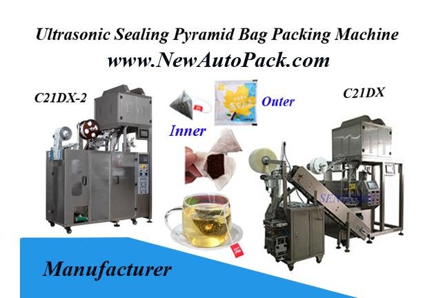Tea bag packing machine with thread and tag for herbal tea 2