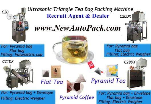 Tea bag packing machine with thread and tag for herbal tea 3