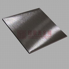 Manufacturers supply 304 snowflake wire drawing stainless steel sheet processing