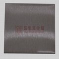 Manufacturers supply 304 snowflake wire drawing stainless steel sheet processing 2