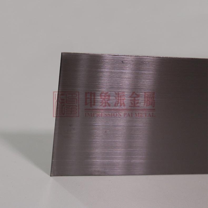 供应 304 发纹电镀黑钛不锈钢板 发纹青黑不锈钢板发黑处理