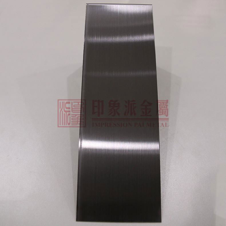 供应 304黑钛拉丝不锈钢板 亮光不锈钢拉丝深黑板  厂家直销 3