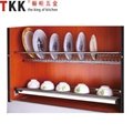 Kitchen organizer stainless steel dish drying rack