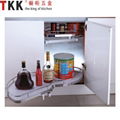 TKK kitchen magic corner MDF Serving Tray swing trays with soft-stop revolving b