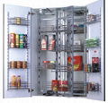 Kitchen cabinet pull out pantry unit