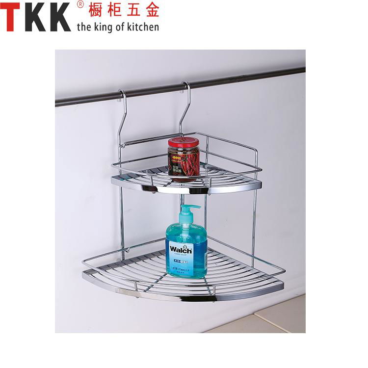 TH101 Kitchen Storage Wall Mounted Basket Spice Rack 2