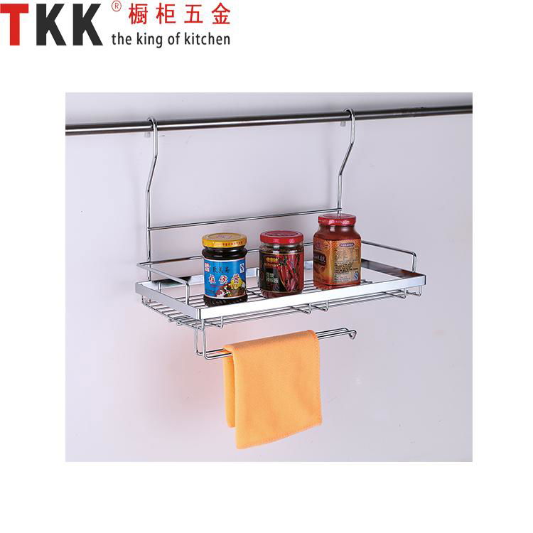 TH101 Kitchen Storage Wall Mounted Basket Spice Rack 5