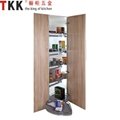 Soft-stop half tandem pantry unit Kitchen Cabinet Pull Out wire storage solution 2