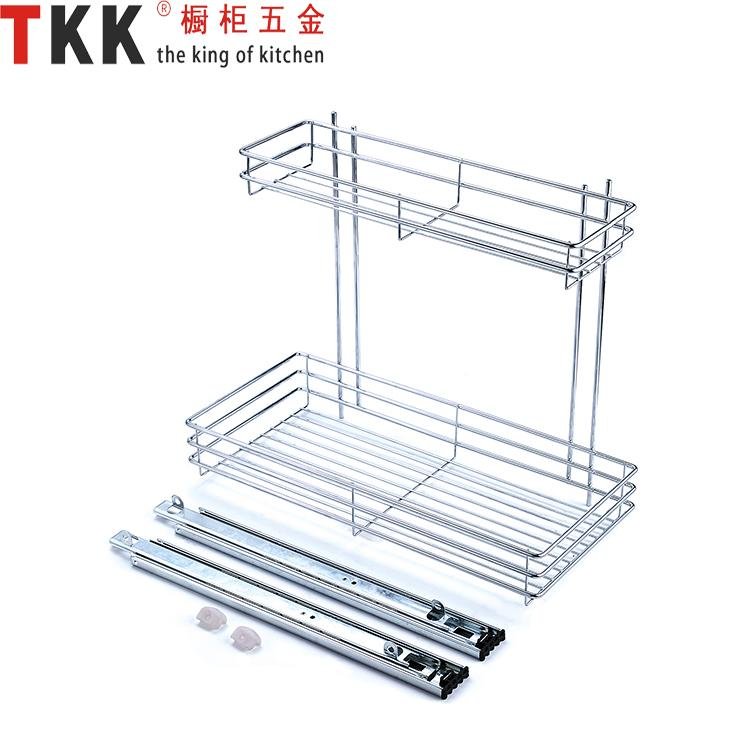 Normal slide side pull out narrow kitchen wire rack & Cabinet wire basket 4