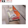 Soft-stop Slide Convenient Kitchen Drawer Trough Basket