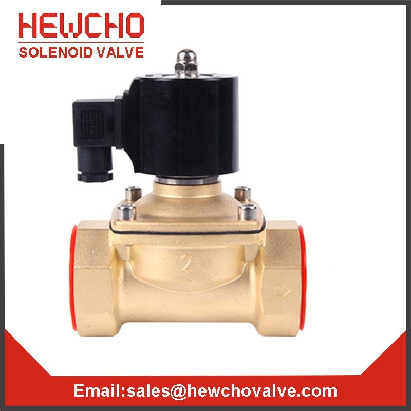 2W Water Electric Solenoid Valve Normally Closed 4