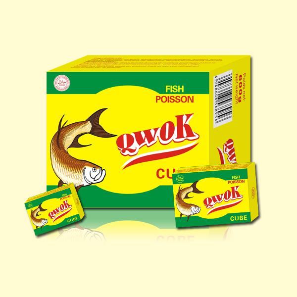 Qwok 10g fish flavour seasoning cube bouillon cube Qwok 009 (China