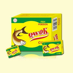 Qwok 10g fish flavour seasoning cube bouillon cube