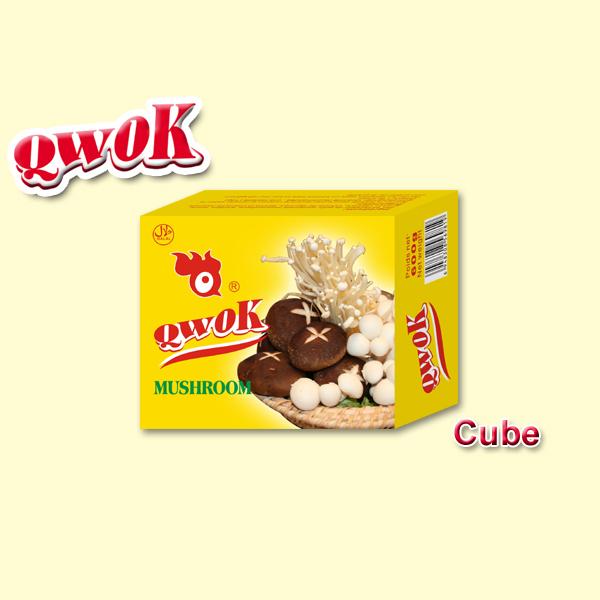 Good taste mushroom flavour seasoning cube bouillon cube Qwok 014