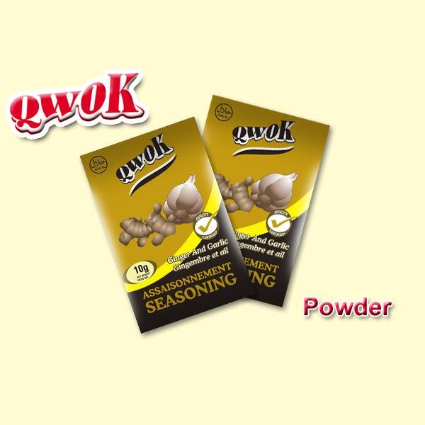Qwok 10g ginger and garlic seasoning powder