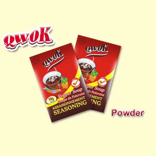 Qwok 10g pepper soup seasoning powder bouillon powder