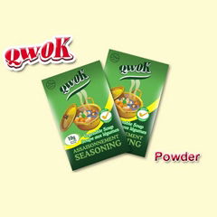 Qwok 10g vegetable soup seasoning powder bouillon