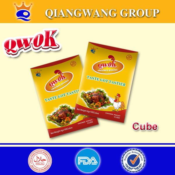 4g mix seasoning chicken flavour stock cube bouillon cube Qwok 012