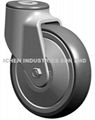 5 Inch  Plastic  Castor With Rubber Wheel  ( Swivel  ) 1