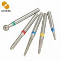 diamond dental carbide bur set