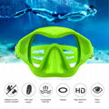 Dive Mask Large Vision Snorkeling Lens Glasses for Adults and Children in Diving