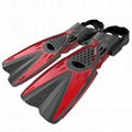Diving  Fins Short Blade Swimming Train Foot Filppers for Children and Adults 1