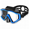 Dive Mask Wide 180 Degree Vision Snorkeling Lens for Adults and Children in Divi