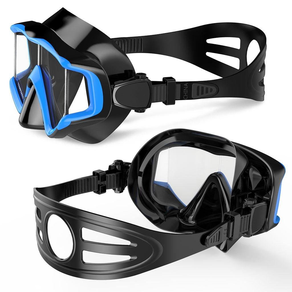 Dive Mask Wide 180 Degree Vision Snorkeling Lens for Adults and Children in Divi 3
