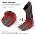 Diving  Fins Short Blade Swimming Train Foot Filppers for Children and Adults 3