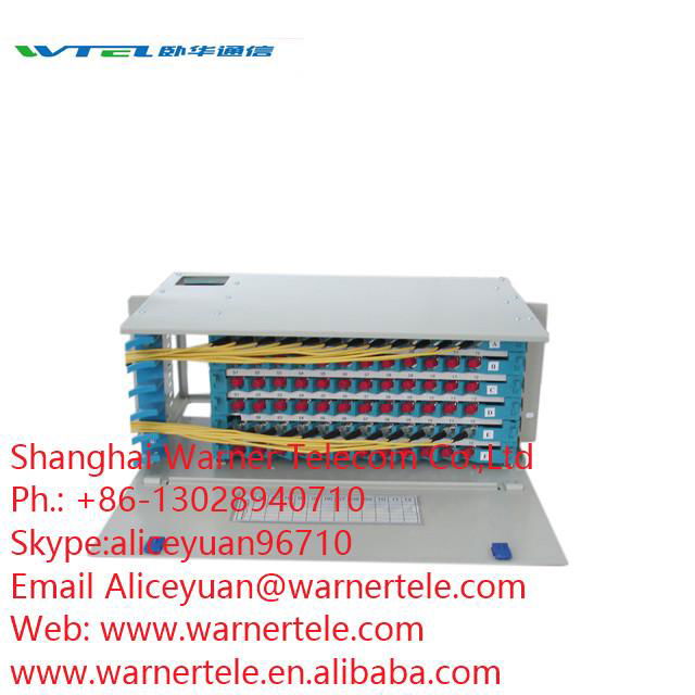 W-TEL Optical Fiber Distribution Frame 12F 24F 48F 96F 144F 256F ODF