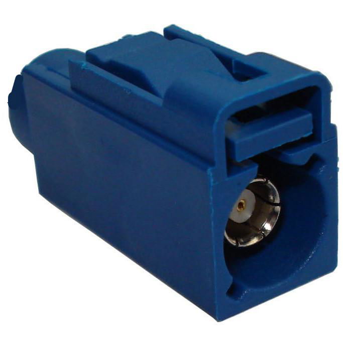 blue color fakra-c plug for coaxial cable