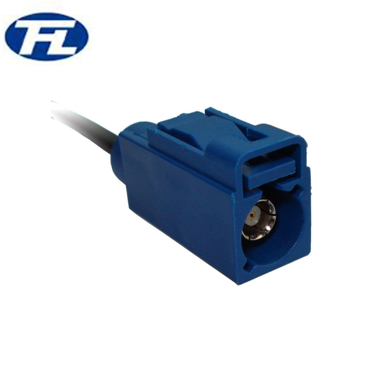 blue color fakra-c plug for coaxial cable 3
