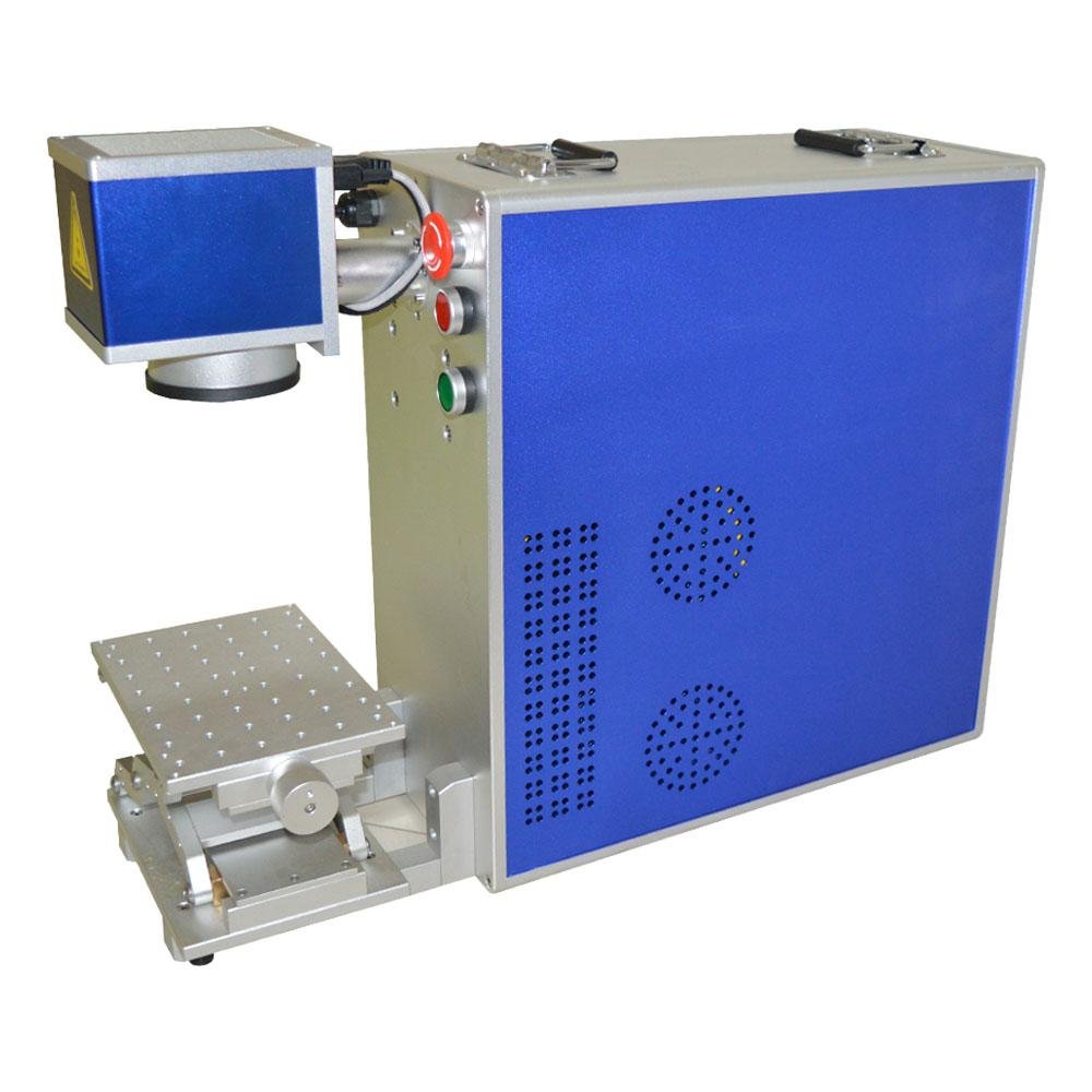 Mini portable fiber laser marking machine 20w fiber laser engraver for metal 2