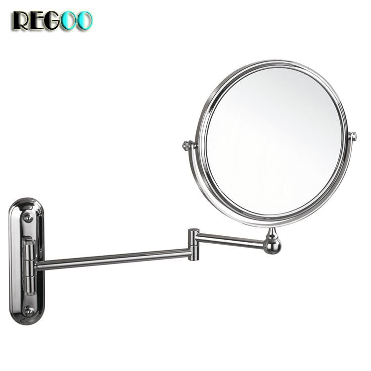 Brass bathroom wall mounted make up mirror 6502 Regoo (China