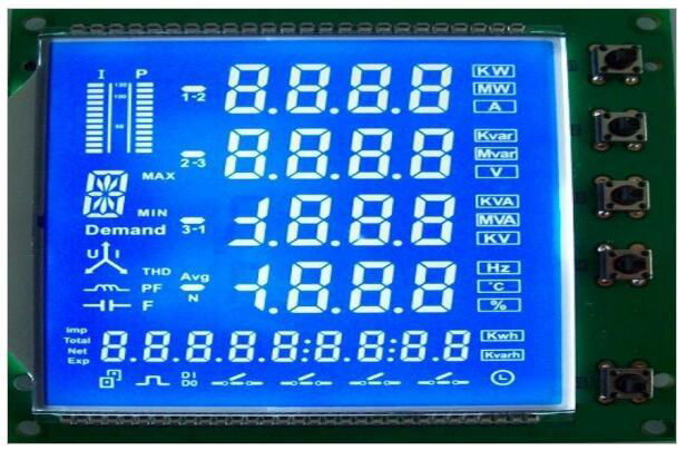 Custom LCD for Energy Meter