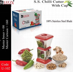 Stainless Steel Chili Cutter With Lid