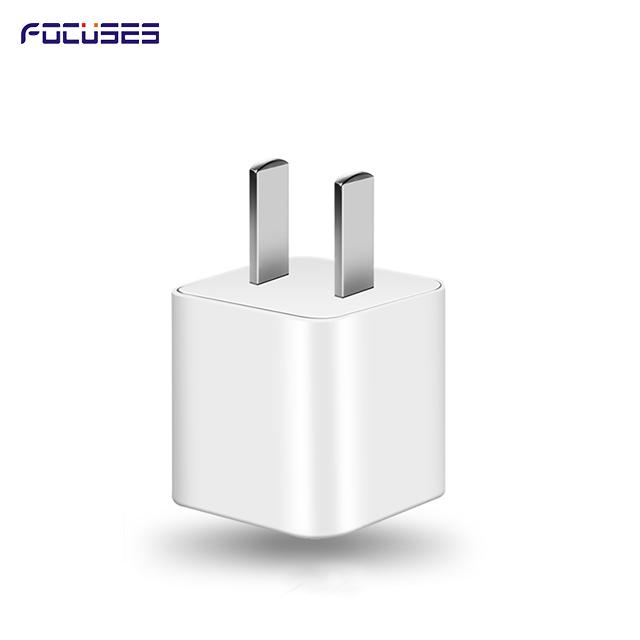 Focuses UL Certified 5W USB Wall Charger Power Adapter for iPhone iPad iPod