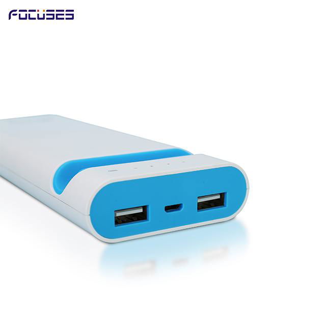 FOCUSES 16000 mAh Portable bank Charger with Max Output 2.1A for iPhone Samsung