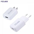 Focuses CE Certified 5V 1A Single USB Wall Mount Charger For All Smart Phones 1