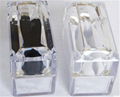 High end transparent simple design acrylic jewelry display box packaging purchas 1