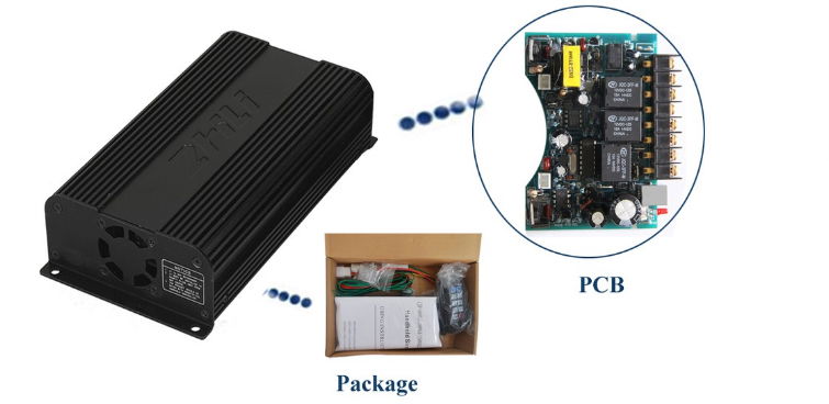 8 tones 8ohm car amplifier for lightbar 5