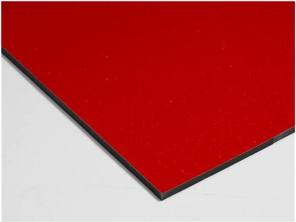 Pearl Red 5mm Dibond Exterior Aluminum Facade Panels 5