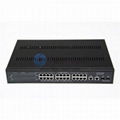 24-Port 10/100M POE Switch with 2-Port Giga Combo SFP Slot 1