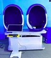 Attraction 9d vr egg cinema with two seats 9d vr simulator 4