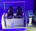 Attraction 9d vr egg cinema with two seats 9d vr simulator 5