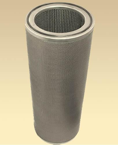 Candle filter with woven wire mesh or perforated metal has high filter precision 4