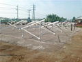 Solar ground mounting structure 100kw