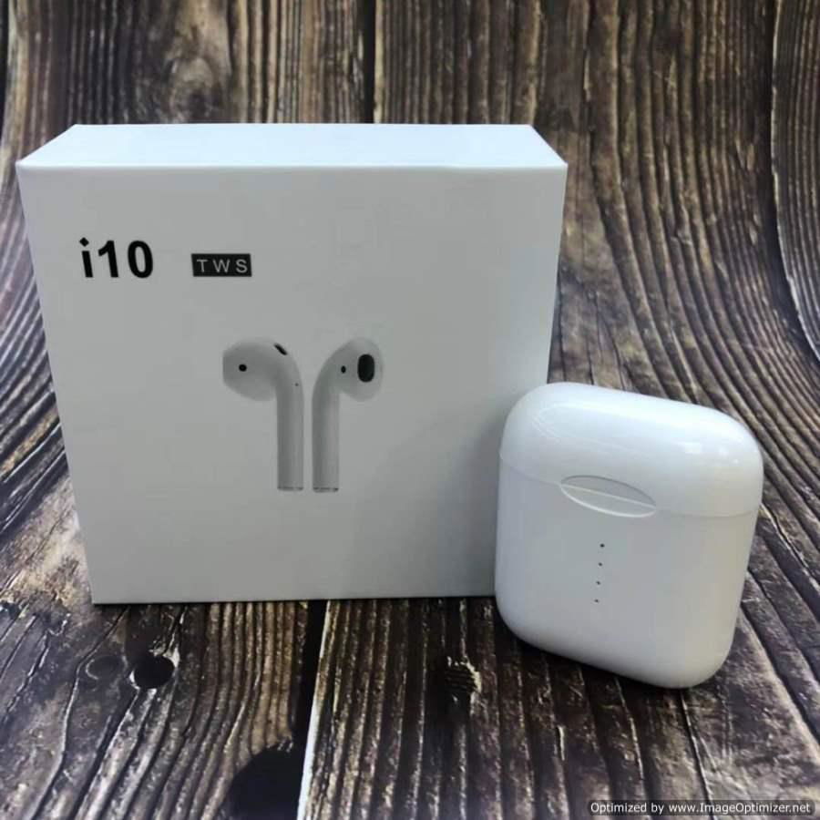 i10 tws 5.0 mini Earphone wireless charging Siri Double Ear hands-free call BT5. 4