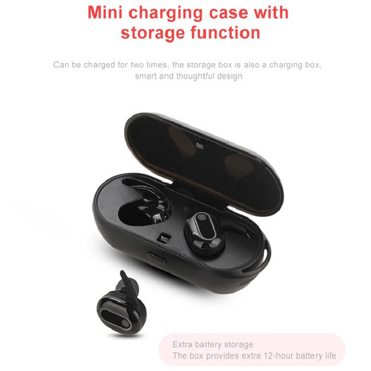 Producentre PDCTWS-R10 BT Earphone Wireless Mini Invisible Earbuds Stereo Headse 4